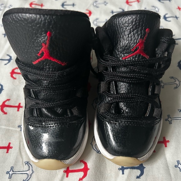 Jordan Other - Jordan 11 Retro Low '72-10' black Sz 9c toddler Good Condition